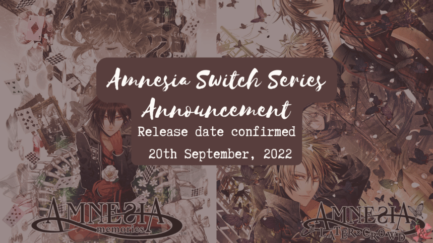 Amnesia: Memories & Amnesia: Later x Crowd Coming to Nintendo Switch on 20th September 2022 |&nbsp;News