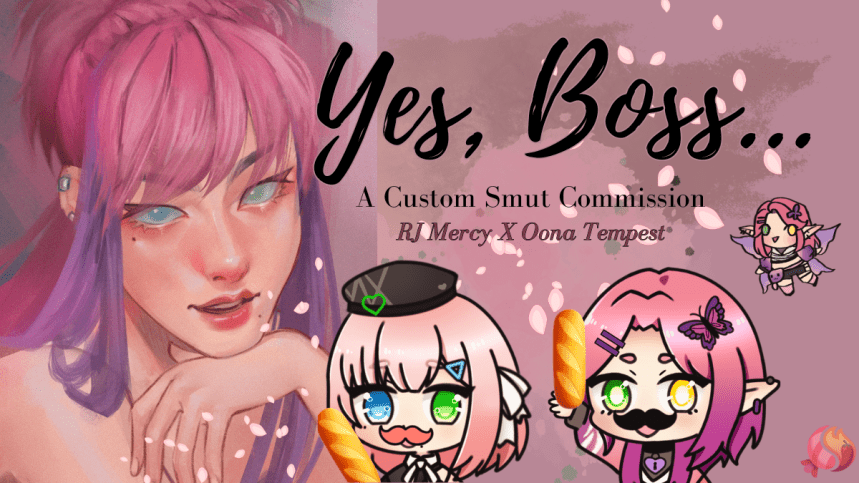 Yes, Boss | A Custom RJ Mercy (VTuber) X Oona Tempest (VTuber) Smut Commission | NSFW&nbsp;18+